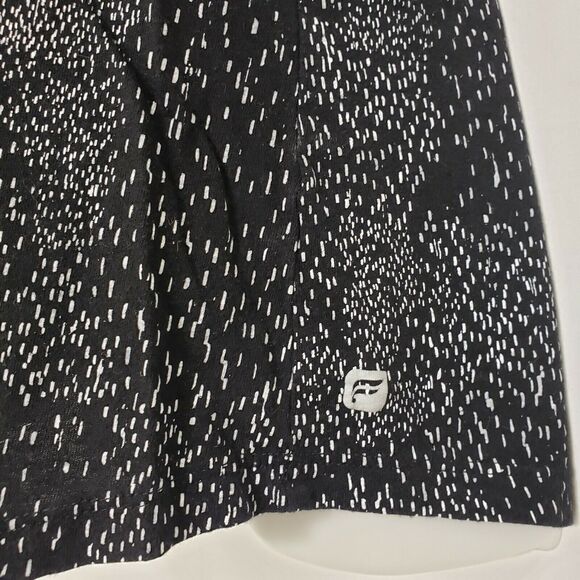 Fabletics Womens Aventura Tank Top Small Black White Constellation Pattern Razor - Picture 5 of 10
